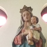 カトリック清水教会の聖母子像